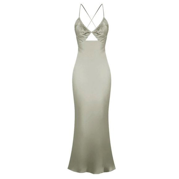 Shona Joy | Dresses | La Lune Ruched Bodice Midi Dresssage In Us Size 2 |  Poshmark